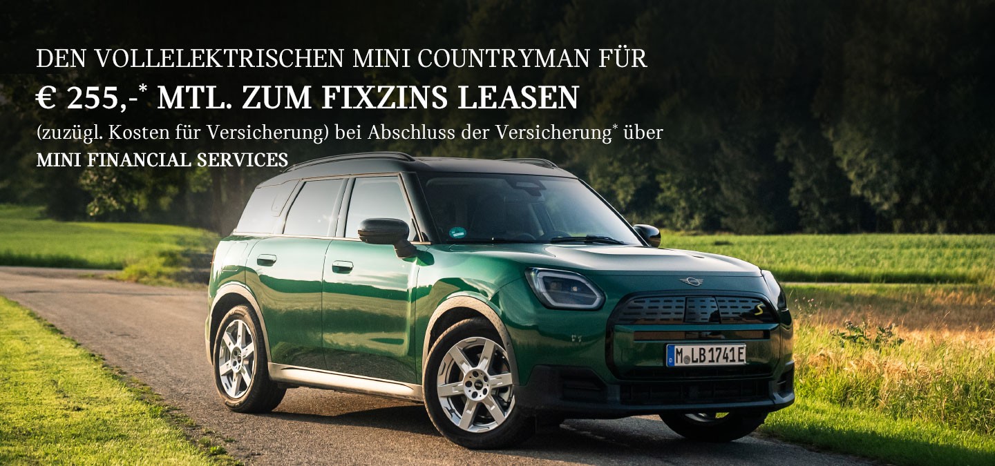 DER VOLLELEKTRISCHE MINI COUNTRYMAN E